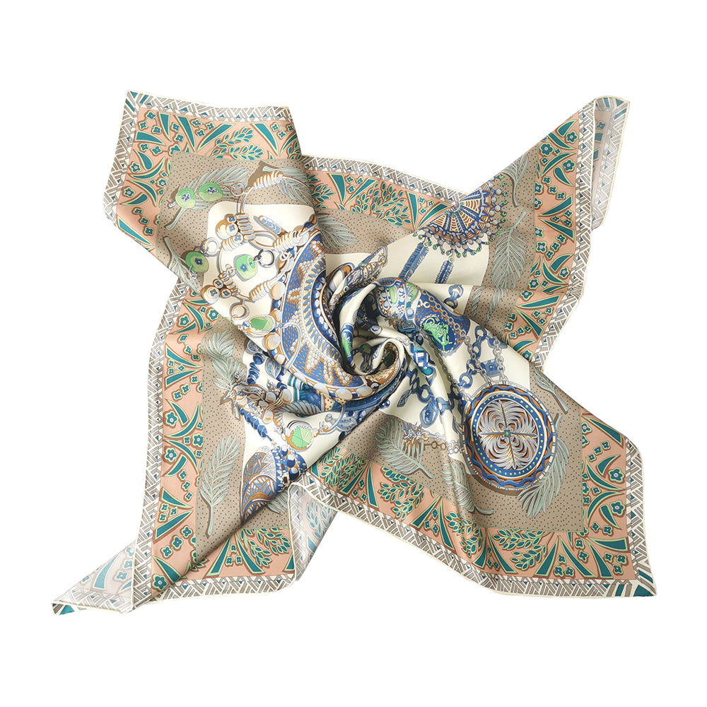 TROPICAL RAINFOREST SILK SCARF