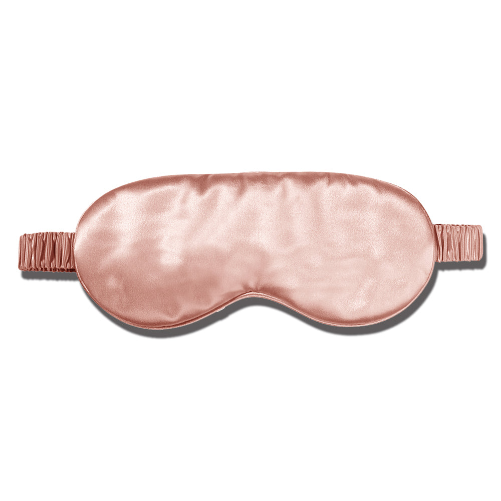 DARK PINK SILK EYE MASK