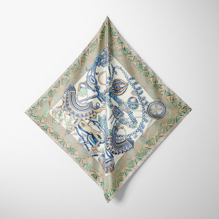 TROPICAL RAINFOREST SILK SCARF