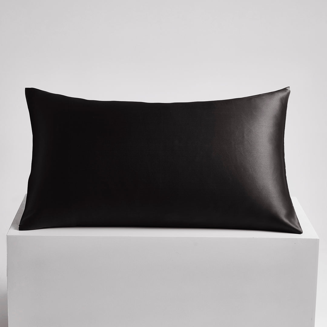 BLACK QUEEN ENVELOPE SILK PILLOWCASE