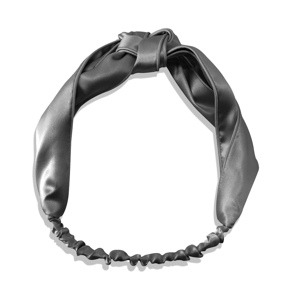 FORGED IRON KNOT SILK HAIRBAND