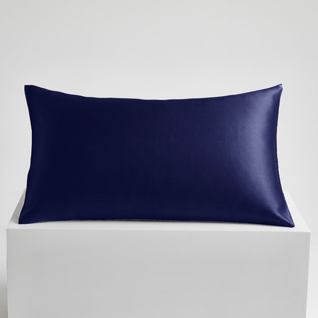 NAVY QUEEN ENVELOPE SILK PILLOWCASE