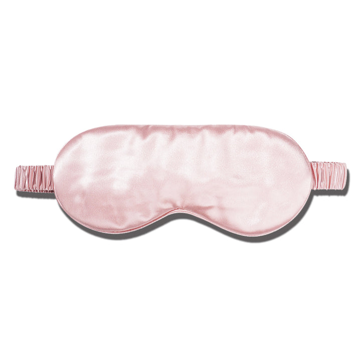 CHERRY PINK SILK EYE MASK